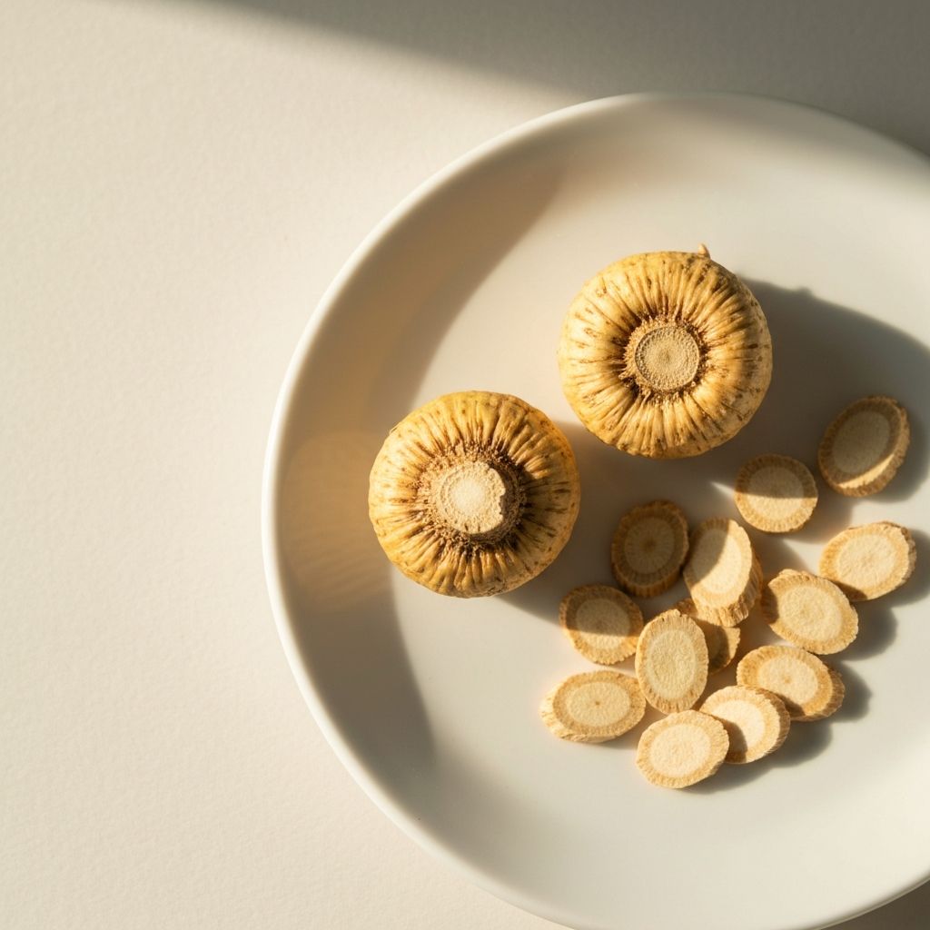 Dried botanicals and labels